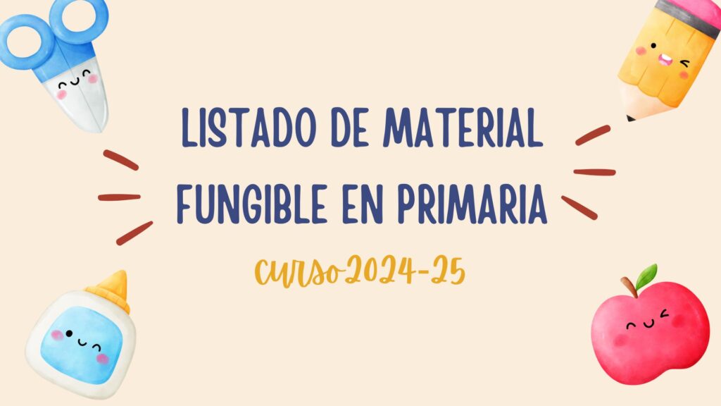 listado material fungible